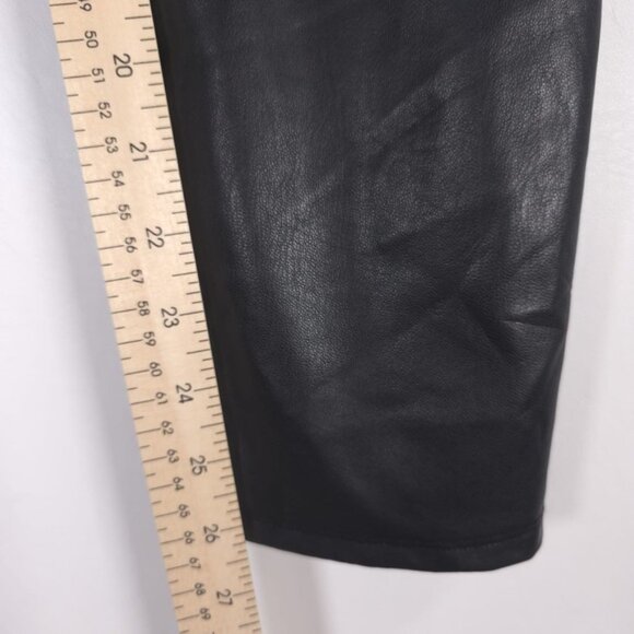 Soft Surroundings Faux Leather Pull on Leggings Pants 2FT97 SMALL - Picture 7 of 8